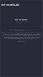 Mobile Screenshot of dd-erotik.de